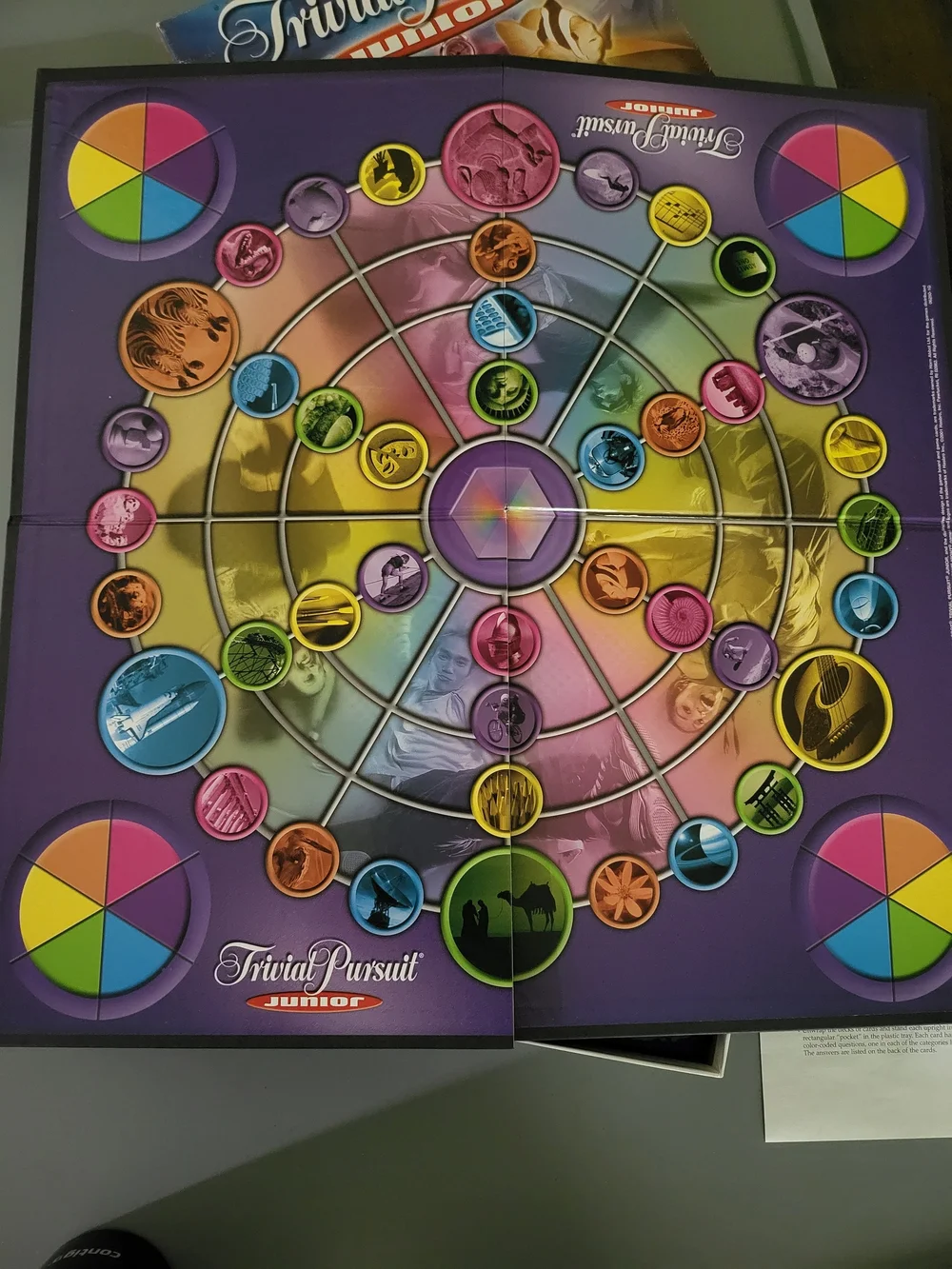 Junior Family Trivia Board Game - Multicolor